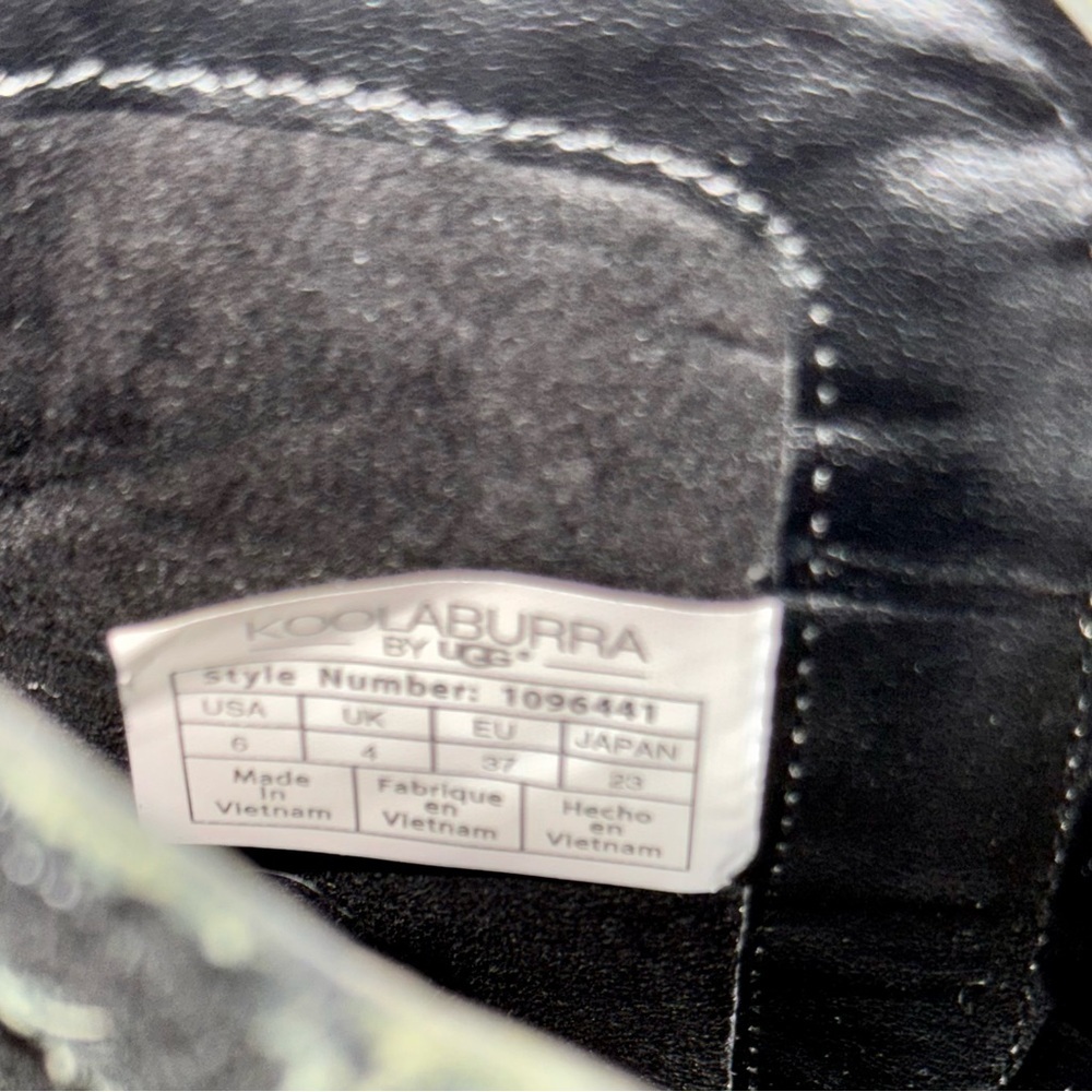 Koolaburra by UGG Thia Black Ankle Booties Heels Side Zip Women's Size 6 1096441 - Picture 6 of 6